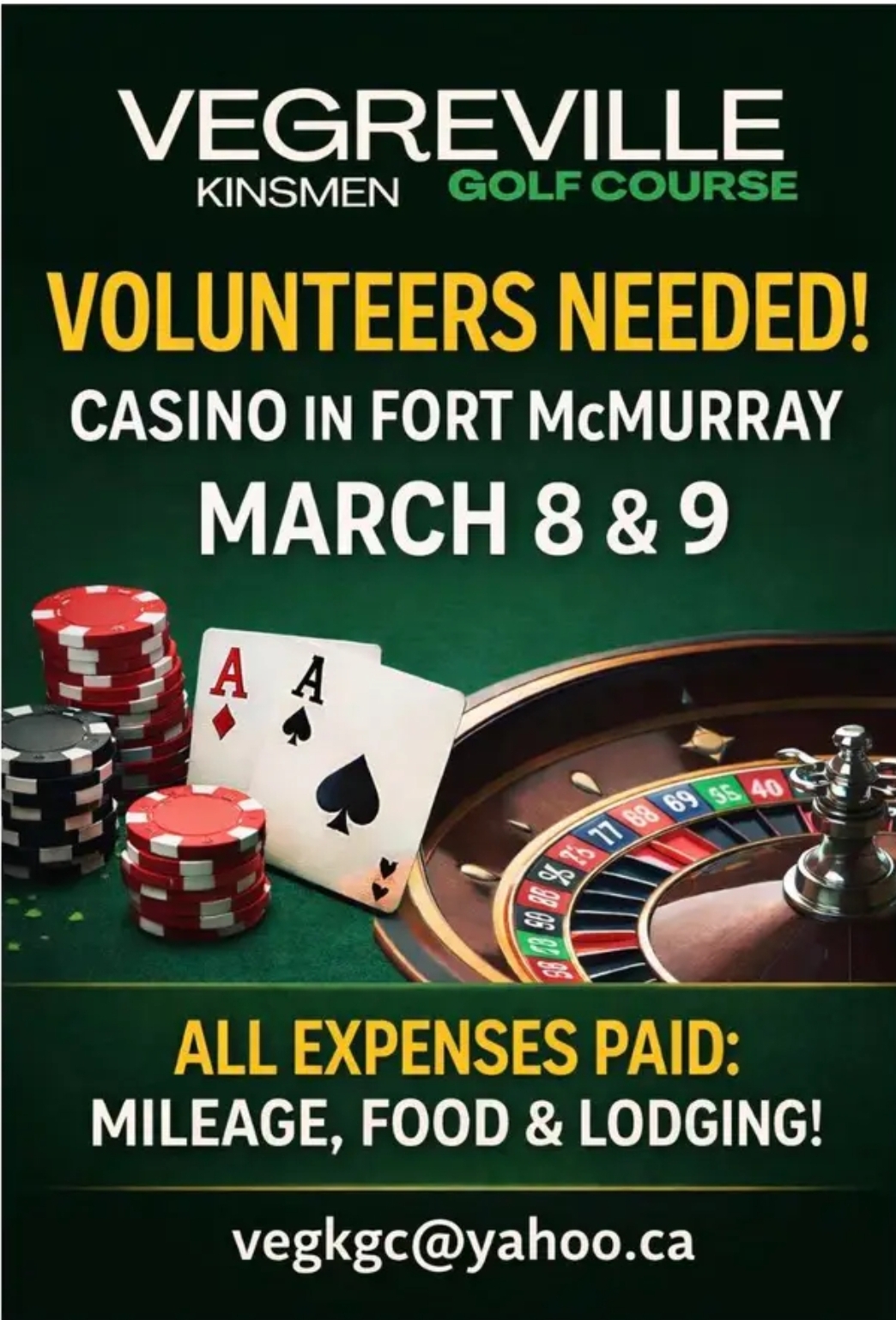 Weekly update poster